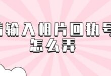 请输入相片回执号怎么弄-社保照片回执