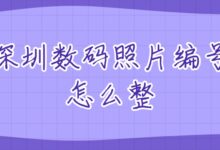 深圳数码照片编号怎么整-社保照片回执