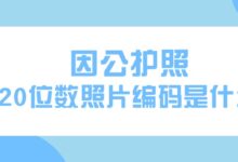 因公护照20位数照片编码是什么?-社保照片回执