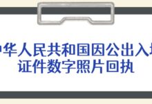 中华人民共和国因公出入境证件数字照片回执软件下载-社保照片回执