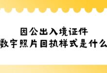 因公出入境证件数字照片回执样式是什么?-社保照片回执